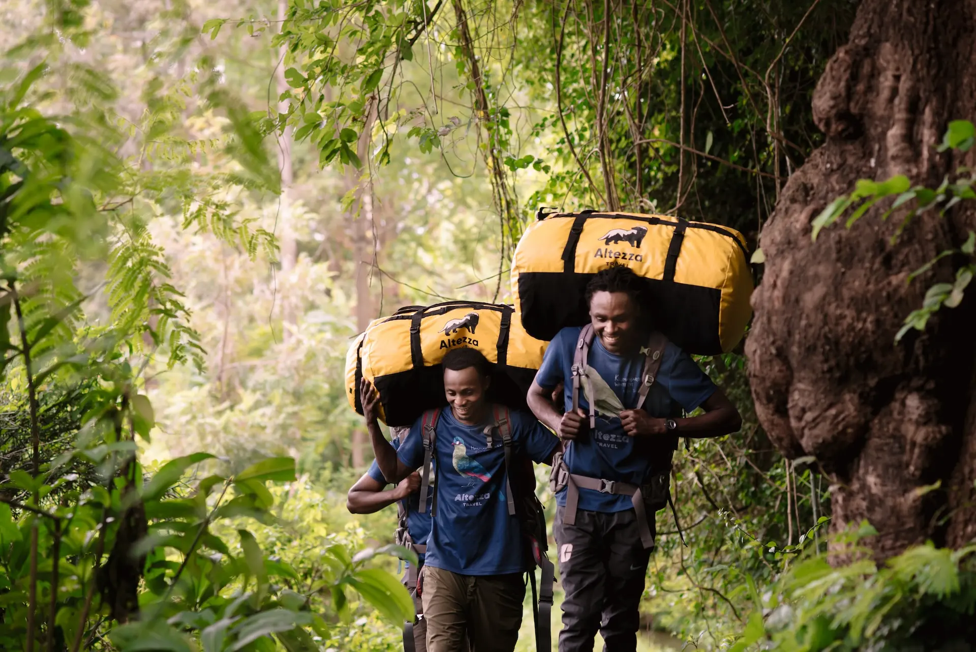 Det lokale logistikteam på Kilimanjaro er afgørende for enhver ekspedition